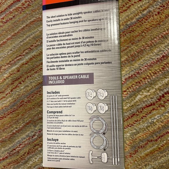 LEGRAND Wiremold - In-Wall Speaker Cable Kit - Picture 4 of 7